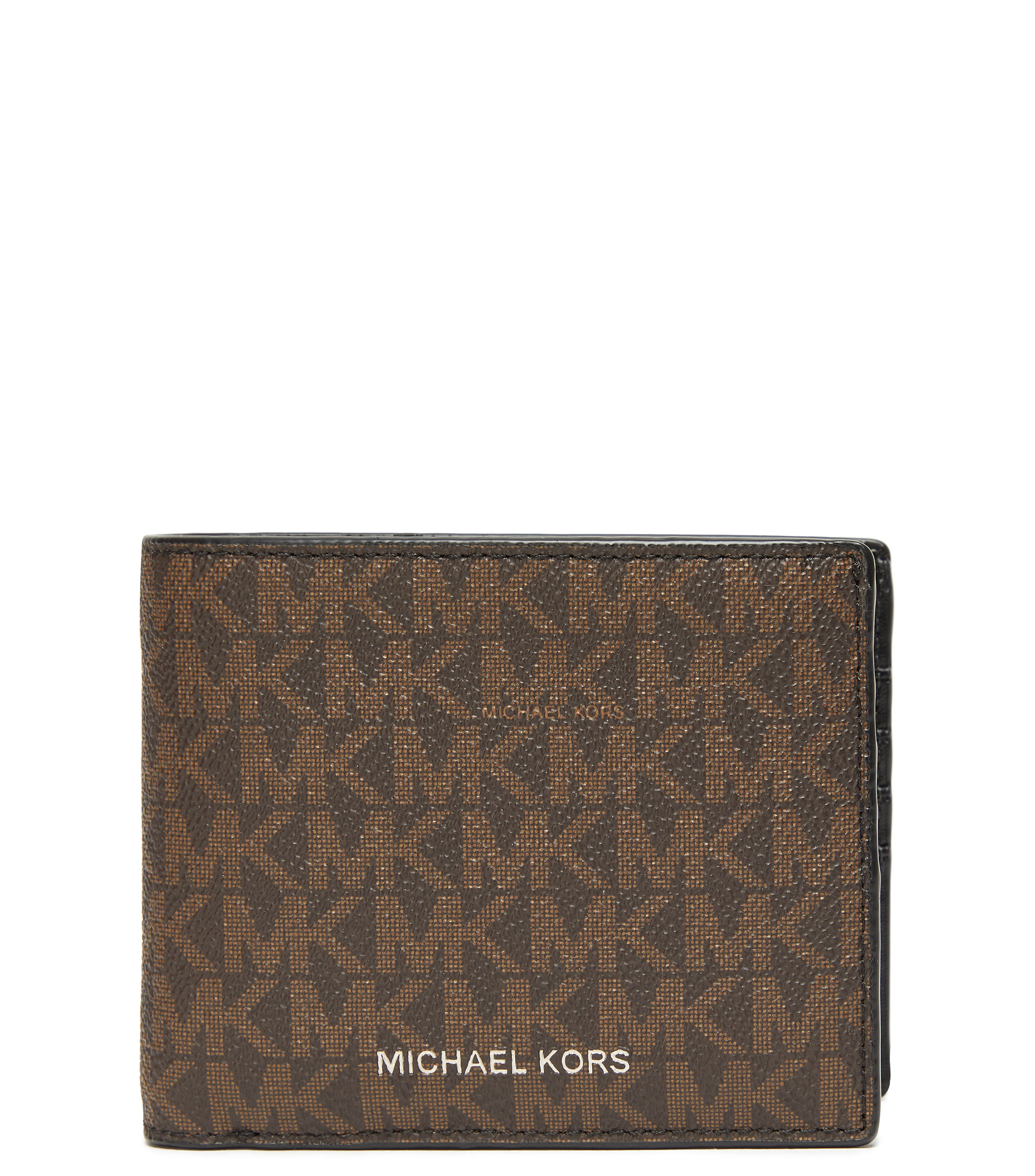 Michael Kors Cartera bifold caf Greyson monogram Hombre El